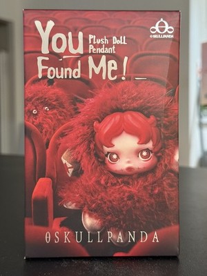 *USA* AUTHENTIC POP MART SKULLPANDA YOU FOUND ME! (PLUSH DOLL PENDANT BLIND BOX)