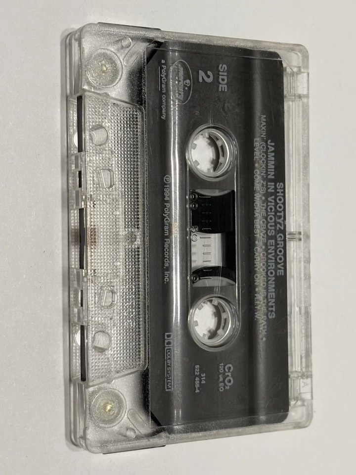 Shootyz Groove Jammin In Vicious Cassette Tape 1994 Mercury CRC P4 22465 - Image 4 of 4