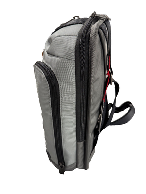 NEW Tumi Fremont HIGGINS 14.5” Sling Bag Backpack - GRAY w/ TAN