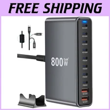 Compact 800W USB C Charger for Multiple Devices