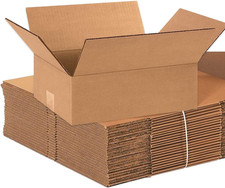 Shipping Boxes 12"L X 9"W X 4"H, 25-Pack Small to Medium Corrugated Cardboard