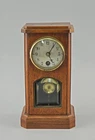 Junghans Antique Mechanical Table Clock Around 1920 Wood 12x9x23cm 19520090