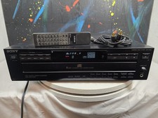 Sony CD Player 5 Disc Changer CDP-C425 - Tested W/Remote