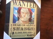 3 D Bild one Piece Sharks 46x36 cm vom mit  Aufhängevorrichtung Rückseite Neu OV