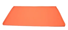 Orange Silicone Drying Mat Kitchen Pad Set Large Countertop Use 36" x 21"