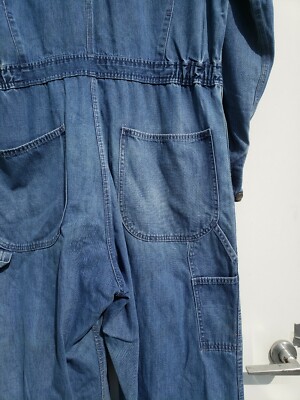 Vtg 50s Big Mac Denim Coveralls Chore Work Workwear Selvedge