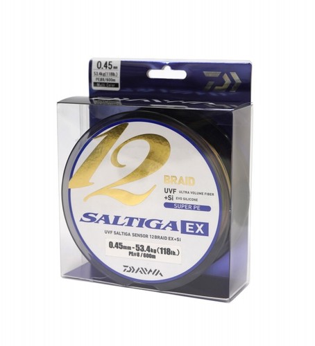 Daiwa Saltiga 12 Treccia EX UVF+SI Multicolore 600m/650yds - Foto 5 di 5