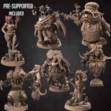 Bullet Town by Bite the Bullet | D&D | DnD | Miniature | Print on Demand