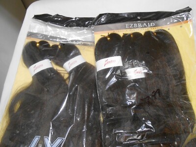 EZBraid Professional pre-stretched Spetra hair extensions 5 new pieces # T1B/30