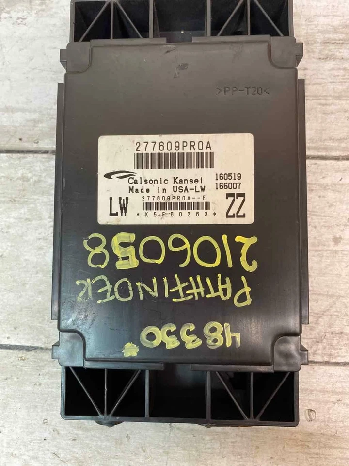 Nissan Pathfinder 2019 2020 climatización aire acondicionado calefacción módulo de control de temperatura 277609PR0A Foto 3 de 4