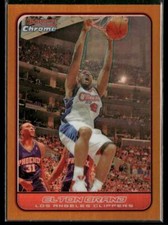 2006-07 Bowman Chrome #9 Elton Brand Refractors Gold #/50