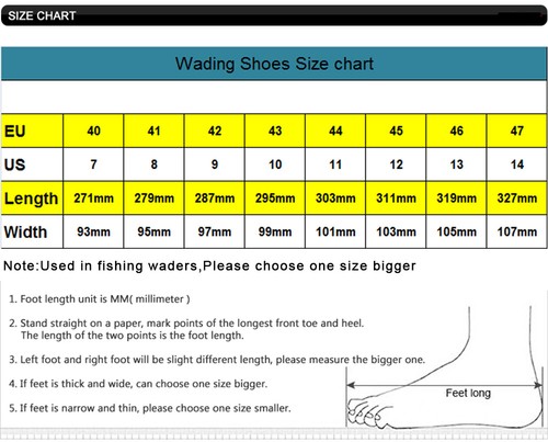 Men's Wading Boots,Fishing Shoes,Waders Boots With Rubber Sole For Fly Fishing - Photo 2/11