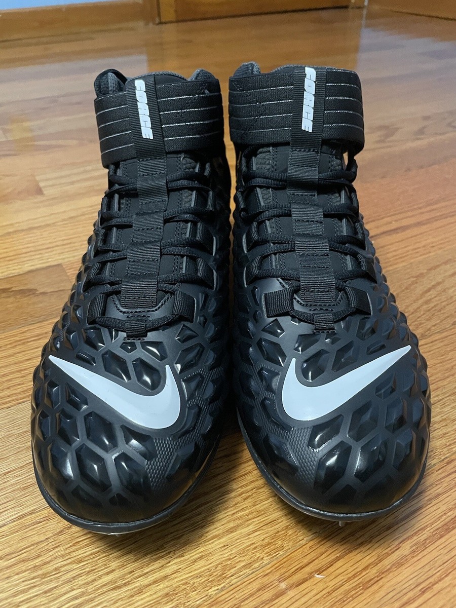 Size 9 Men- Nike Force Savage Pro 2 Black White Football Cleats RARE AH4000-002 Nike Force Savage Pro 2 Football Cleats AH4000 002 Men main image 3