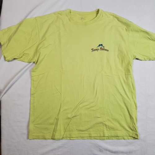 Tommy Bahama 7 Wonders of the World T-Shirt Mens XL Crew Neck Short Sleeve Tee