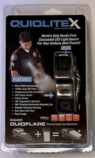 QUIQLITE QuiqLiteX USB Rechargeable Plastic Housing 20-150 Lumens LED Flashlight