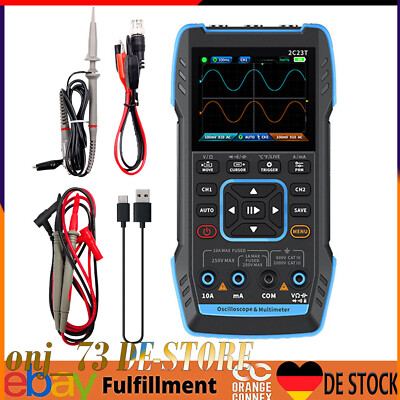 3in1 Handheld 2-Kanal Digital Oscilloscope Multimeter Signal Generator Zweikanal