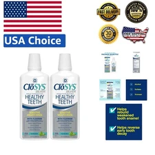 Healthy Teeth Fluoride Mouthwash - Cavity Protection & Fresh Breath Mint Pack