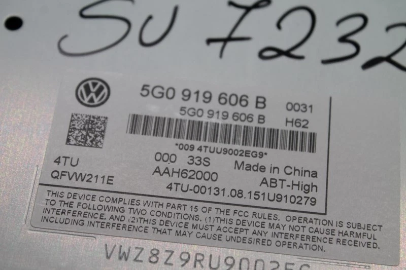 VW Golf GTE Annuncio Unità Di Controllo Display Discover Pro 5G0919606 B - Immagine 3 di 3