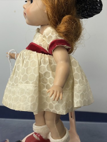 7” Vintage Vogue Ginny Doll Straight Leg Walker Redhead 1954 #24 Kinder Crowd #A - Picture 11 of 23