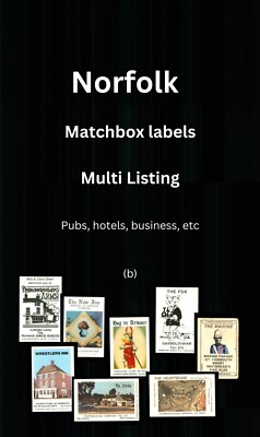 Matchbox Label Norfolk - Auswahl aus Liste - AC (b)