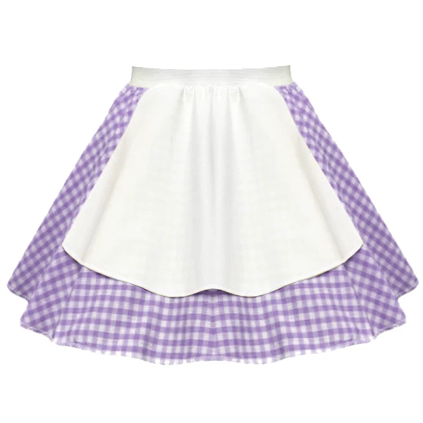 Girls OKTOBERFEST Gingham Apron Dirndl SKIRT Barn Dance Costume FANCY DRESS - Image 3 of 4