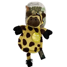 Hear Doggy Flattie Giraffe With Chew Guard Technology Ultrasonic Dog Chew Toy