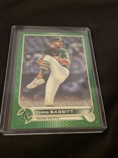 2022 Topps Series 2 - Chris Bassitt - #456 Green Ice Parallel #'d /499 ATHLETICS