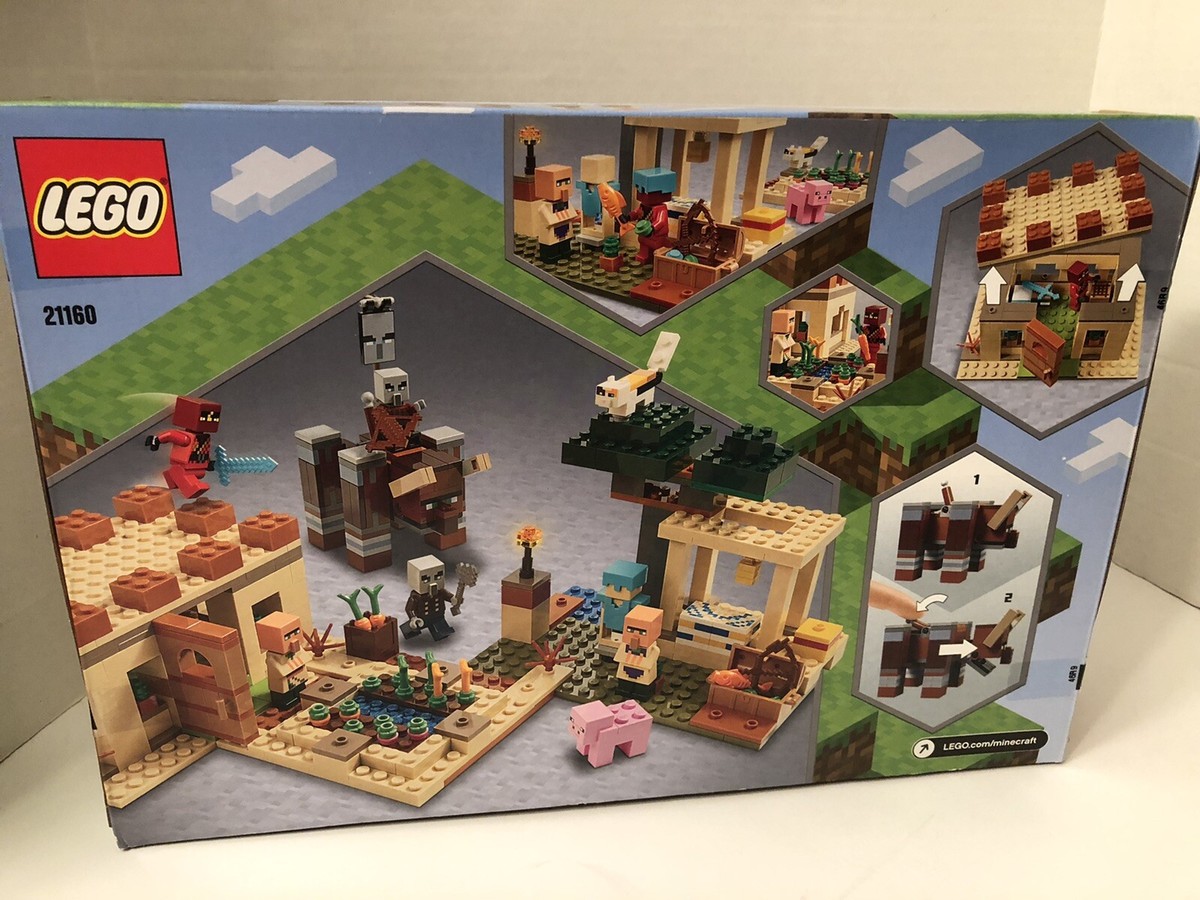 Minecraft Pillager Raid Illager Raid Lego Set Lego Minecraft The