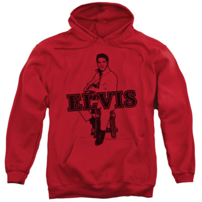 ELVIS PRESLEY JAMMING Licensed Adult Hooded Sweatshirt Hoodie SM-3XL