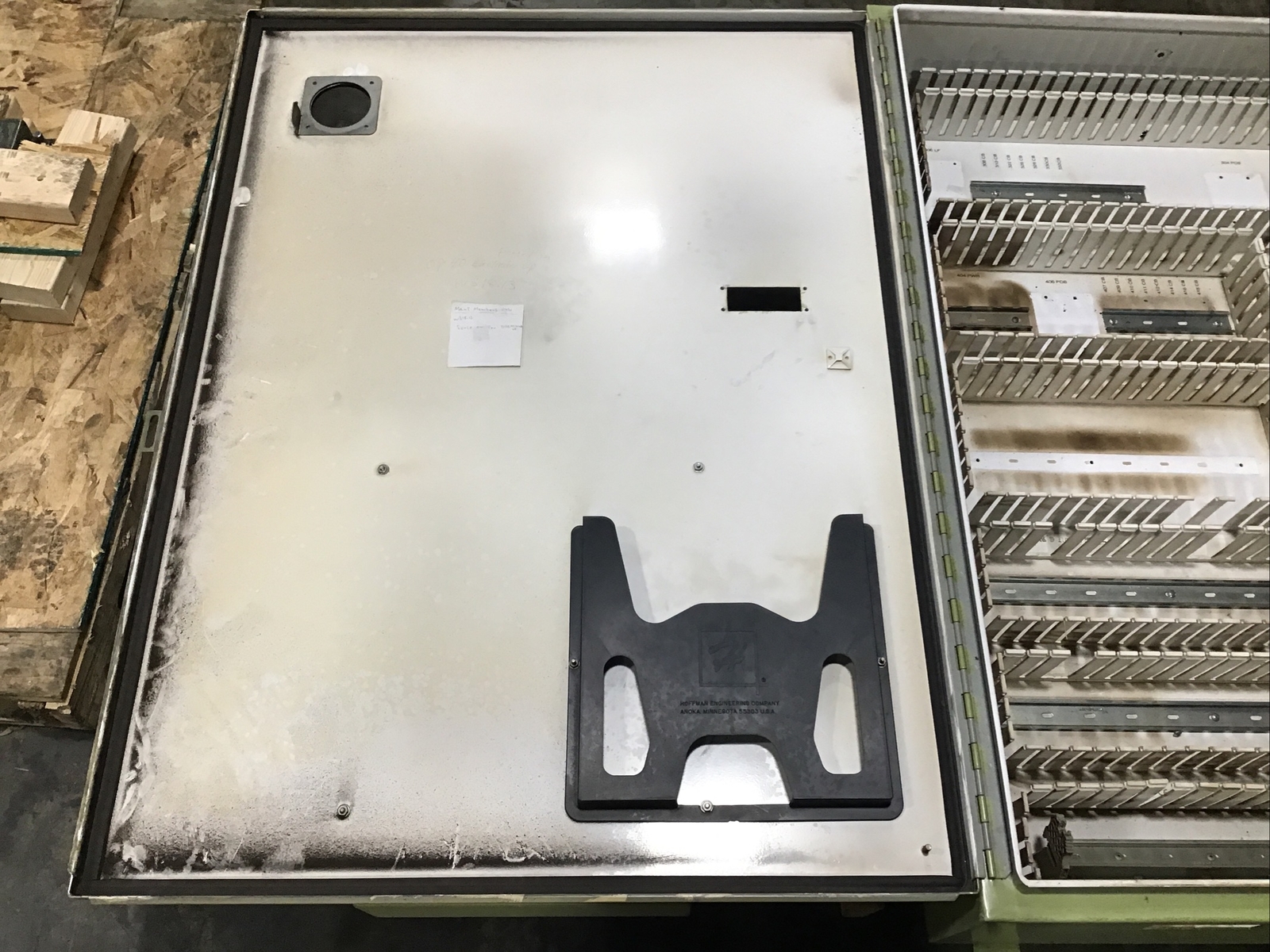 Hoffman A483608LP 48" x 36" x 8" Electrical Enclosure #1221TAW*AD FMLB2