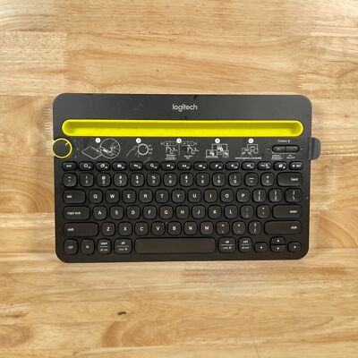Logitech K480 Bluetooth Portable Universal Multi-Device Standard QWERTY Keyboard