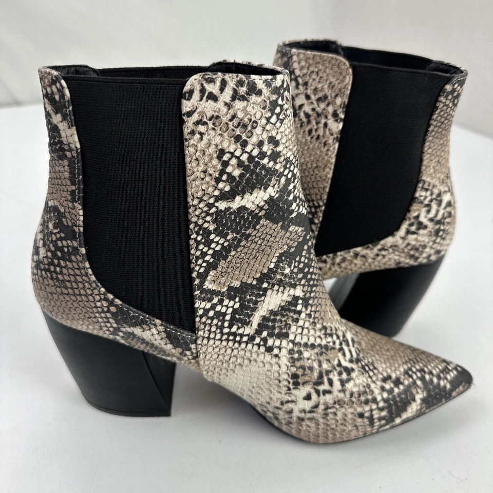 Botas con estampado de serpiente Qupid para mujer talla 7,5 Foto 4 de 4