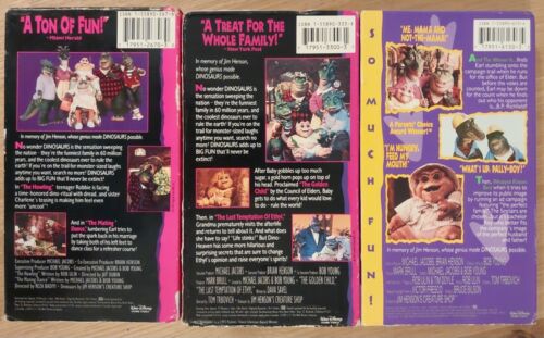 DINOSAURS Lot of 5 VHS Disney SPECIAL HOLIDAY EDITION Henson CHRISTMAS HALLOWEEN - Picture 5 of 22