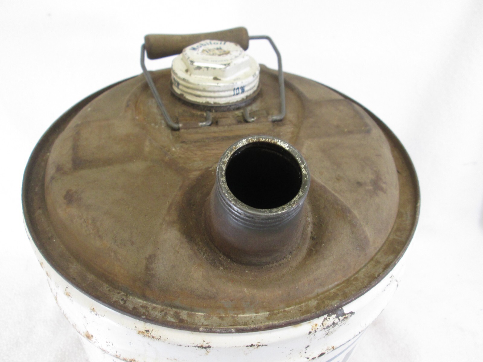 Vintage 1960's Mobil Motor Oil empty 5 Gallon metal can | eBay