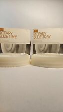 Vtg. Sears Rotary Slide Tray Carousels 3 9902 Holds 100 2x2" Slides Lot Of 2