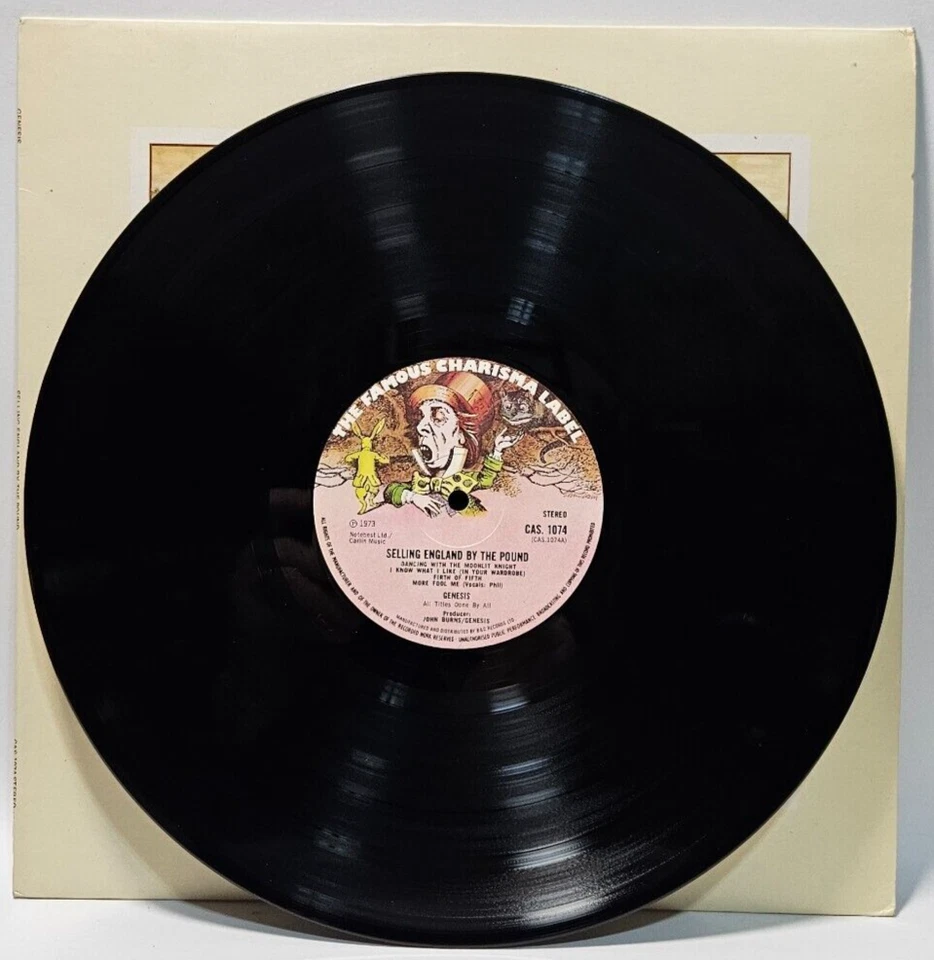 Genesis ‎– Selling England By The Pound - Charisma ‎CAS.1074 1st Ed Porky Orig Foto 4 de 4
