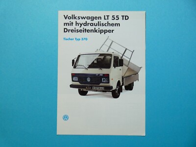 Brochure/catalogue-VW LT 55 TD-three sides tipper-table type 370