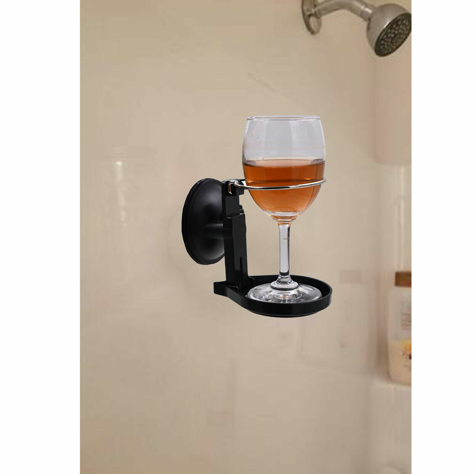 Bath & Shower Cup holder Caddy Beer & Wine Suction Cup Drink Shower Beer Holder eBay