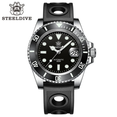Aquatic Phantom Dive Watch: Ceramic Bezel, Swiss Luminosity, Sapphire Crystal, N