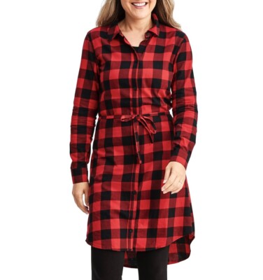 The Children's Place Womens Matching Family Buffalo Plaid Shirt