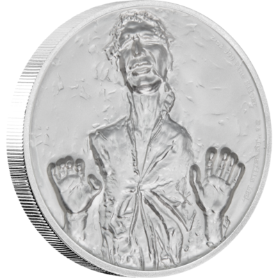 Star Wars Han Solo 2017 2oz Niue $5 Silver Coin Ultra High Relief