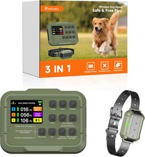 Open Box - PETHEY 2025 Upgraded Wireless-Electric Fence System, Dog Training