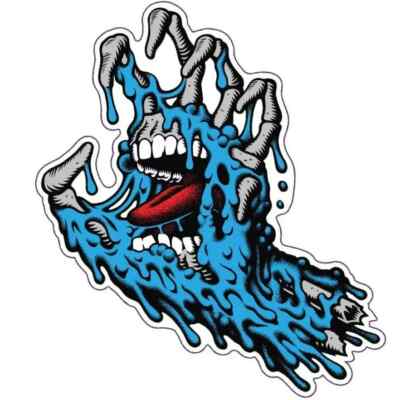 SANTA CRUZ Screaming Hand Sticker / Skateboard Snowboard Surf