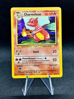 CHARMELEON - 24/102 - Base Set - Pokemon Card WOTC