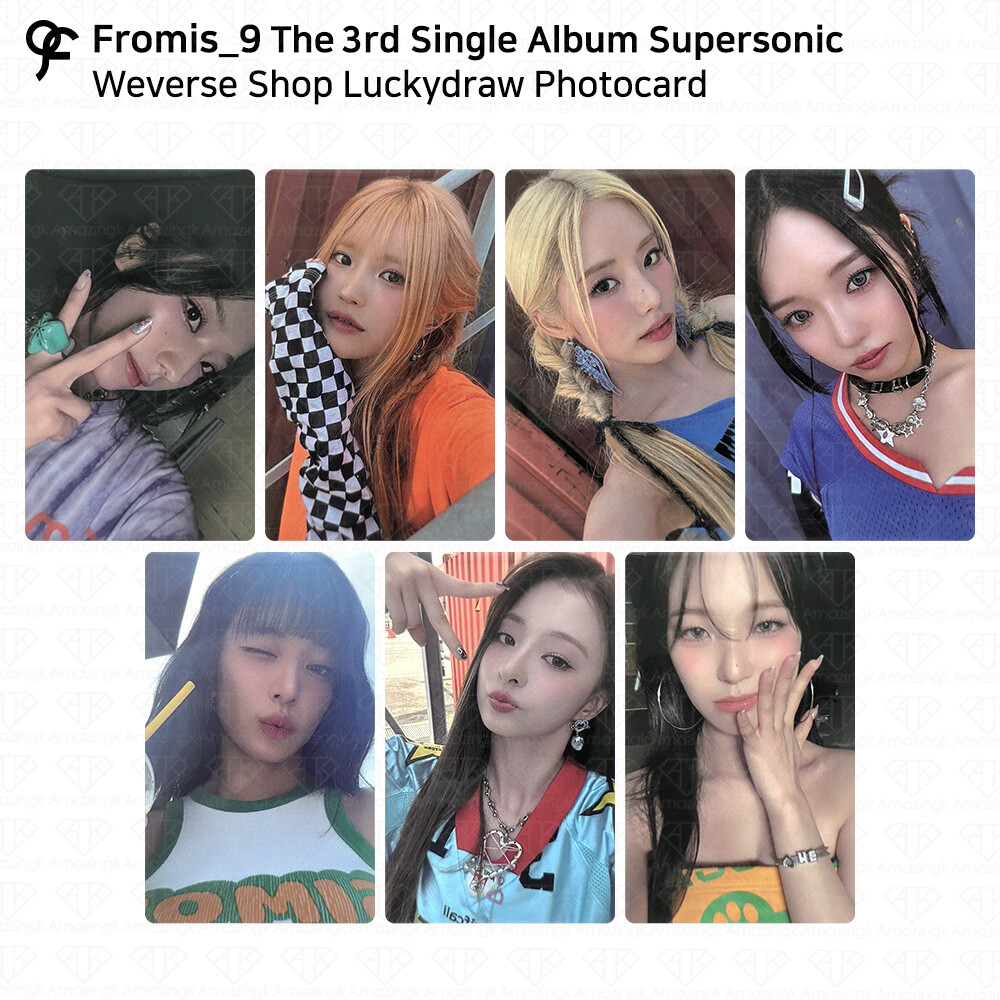 Fromis 9 The 3rd Single Album Supersonic Weverse Shop Lucky Draw