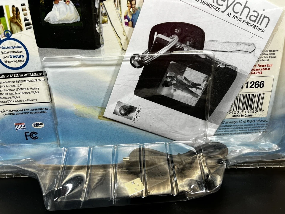 Digital Photo Keychain (Innovage Products, 2007) Brand New Sealed! - Image 4 of 4