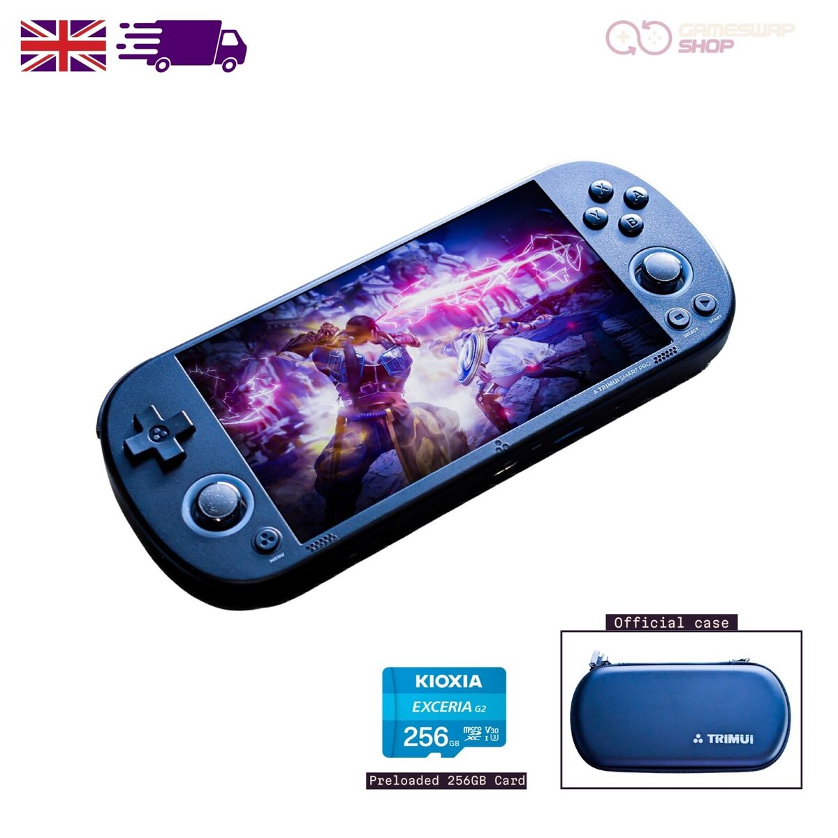 Trimui Smart Pro Retro Handheld Console | 256GB Card | UK Stock