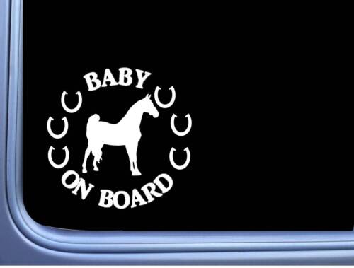Morgan Baby On Board Sticker L747 6 inch Horse rescue decal - Picture 1 of 1