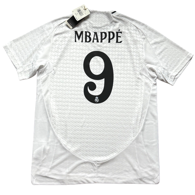 2024/25 Real Madrid Authentic Home Jersey #9 Mbappe Large Player