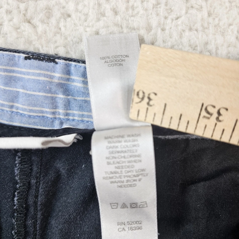 Pantalones Cortos Vintage Años 90 Liz Sport Claiborne Para Mujer 8 Azul Marino Costero Abuela Preppy Foto 4 de 4